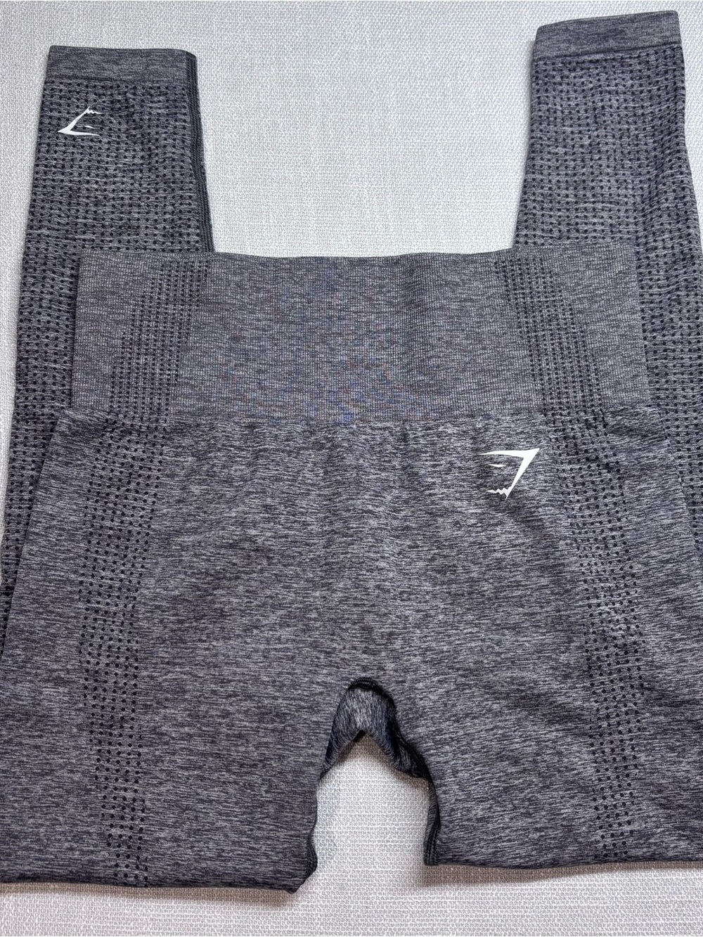Gymshark High Waisted Leggings Grey Marl Size small